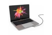 Image de Compulocks Universal Ledge MacBook Pro TouchBar Security Lock Adapter Verrous de câble - Noir, argent (UNVMBPRLDG01KL)