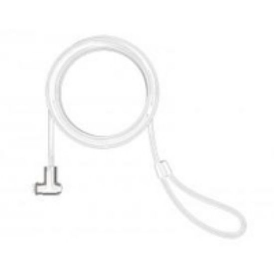 Image de Compulocks Universal Security Keyed Cable Lock, White Verrous de câble - Argent,Blanc (CL15W)