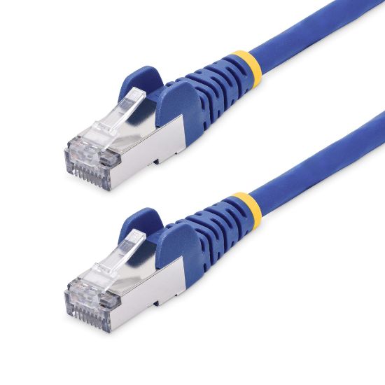 Image de StarTech.com Câble Ethernet CAT8 Bleu de 50cm, RJ45 Snagless, 25G/40G, 2000MHz, 100W PoE++, S/FTP, Fil de Cuivre Pur 26AWG, LSZH, Cordon de Raccordement Réseau Blindé ... (NLBL-50C-CAT8-PATCH)