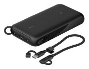 Image de Belkin 20 W, 20000mah, 152mm x 77.2mm x 25.1mm Banque d'alimentation électrique - Noir (BPB028HQBK)