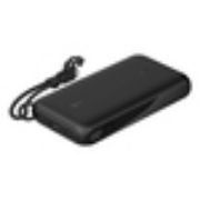 Image de Belkin 20 W, 20000mah, 152mm x 77.2mm x 25.1mm Banque d'alimentation électrique - Noir (BPB028HQBK)