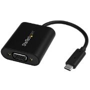 Image de StarTech.com Adaptateur USB-C vers VGA avec switch pour mode Présentateur - 1920x1200 (CDP2VGASA)