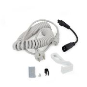 Image de Ergotron Coiled Extension Cord Accessory Kit, EU Cordon d'alimentation - Gris (97-920)