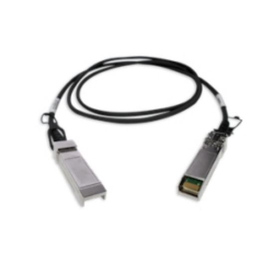 Image de QNAP -A02 câble InfiniBand et à fibres optiques 1,5 m SFP+ DAC Noir (CAB-DAC15M-SFPP)