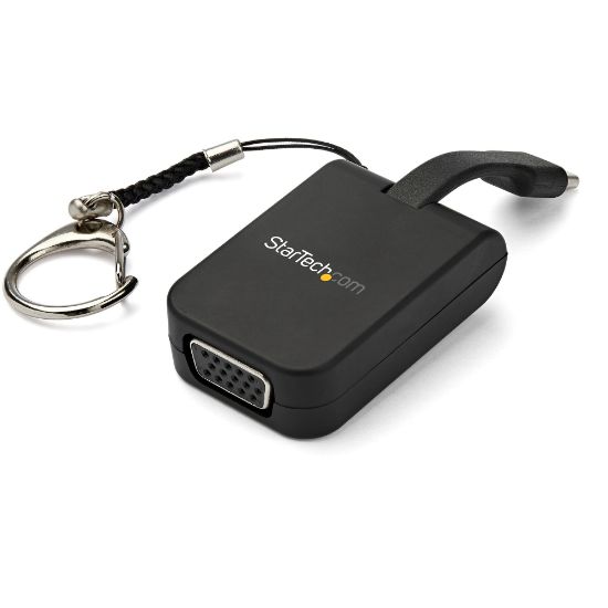 Image de StarTech.com Adaptateur USB Type-C vers VGA - 1080p - Cable incorporé (CDP2VGAFC)