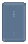 Image de Belkin 20W, USB-C, Blue, 9.9 x 6.4 x 2.3 cm Banque d'alimentation électrique - Bleu (BPB021HQBL)
