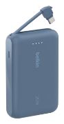 Image de Belkin 20W, USB-C, Blue, 9.9 x 6.4 x 2.3 cm Banque d'alimentation électrique - Bleu (BPB021HQBL)
