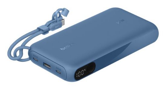 Image de Belkin  Banque dalimentation électrique - Bleu (BPB028HQBL)