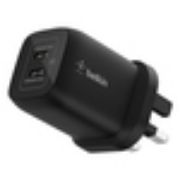Image de Belkin Dual USB-C Wall Charger 65W for Nintendo Switch 2 Chargeur - Noir (ENA007MYBK)