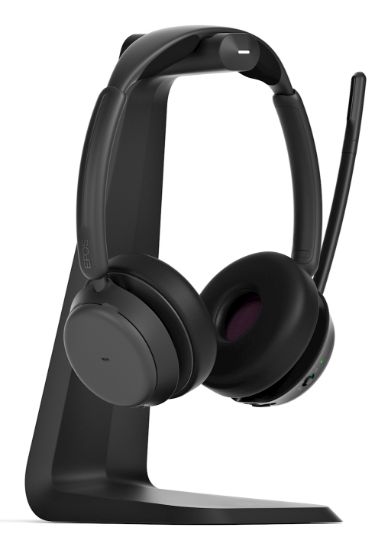 Image de EPOS IMPACT 1000 MS UC ANC WL USB-C+A Stand Casque Sans fil Arceau Bureau/Centre d'appels USB Type-C Bluetooth Socle de chargement Noir (1001551)
