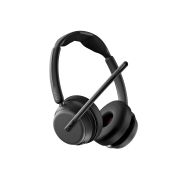 Image de EPOS IMPACT 1000 MS UC ANC WL USB-C+A Stand Casque Sans fil Arceau Bureau/Centre d'appels USB Type-C Bluetooth Socle de chargement Noir (1001551)