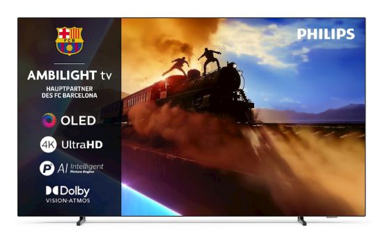 Image de Philips Ambilight TV 121,9 cm (48") 4K Ultra HD Smart TV Wifi Gris (48OLED760/12)