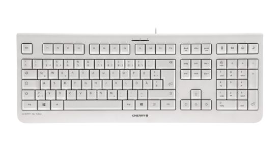 Image de CHERRY KC 1000 clavier Universel USB QWERTY Nordique Gris (JK-0800PN-0)