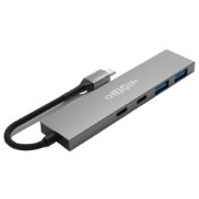 Image de Origin Storage station d'accueil Avec fil USB 3.2 Gen 1 (3.1 Gen 1) Type-A + Type-C Gris (OS-HUB-USB3/C)