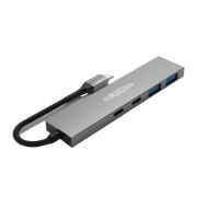 Image de Origin Storage station d'accueil Avec fil USB 3.2 Gen 1 (3.1 Gen 1) Type-A + Type-C Gris (OS-HUB-USB3/C)