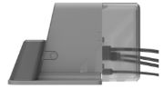 Image de Zebra station d'accueil Ordinateur portable Noir (CRD-EM4X-1SNWS-01)