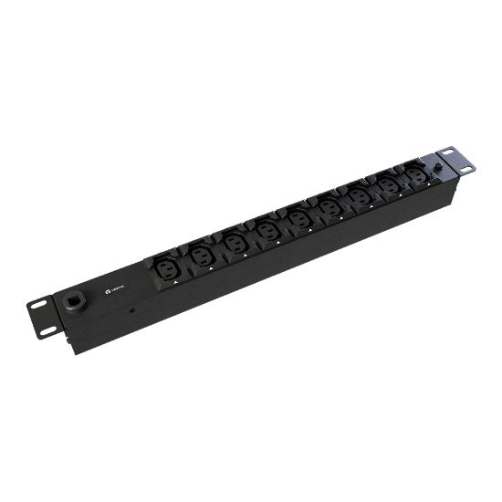Image de Vertiv PowerGo Unité de distribution électrique en rack Basic (standard) | PDU en rack | 1U | 230 V | 16 A | 9 EC C13 à verrouillage manuel | 3,6 kW | Entrée Schuko allemande | (EP0G81A0)