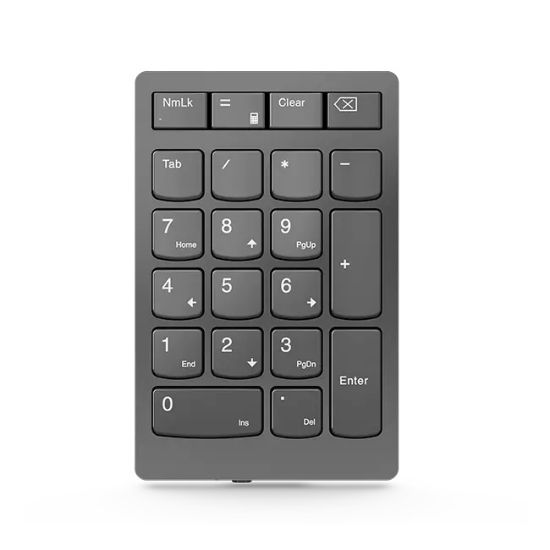 Image de Lenovo Go Wireless clavier numérique Universel Bluetooth/USB/RF Wireless Gris (GY41C33979)