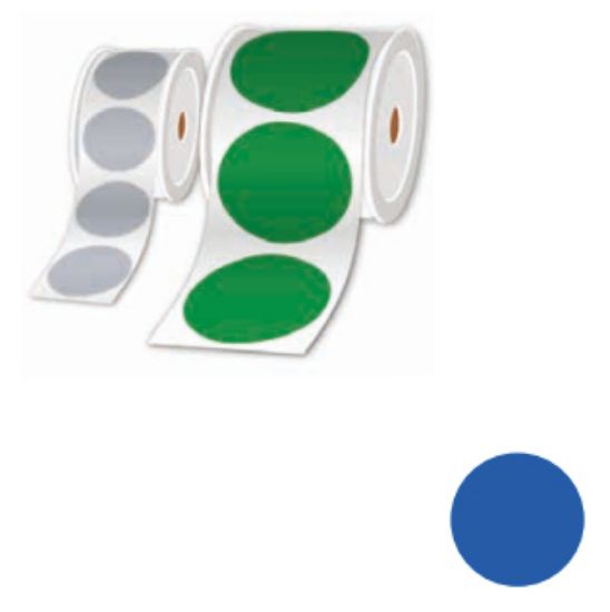 Image de Brother étiquette auto-collante Cercle Bleu (LTZ15100FPEL)