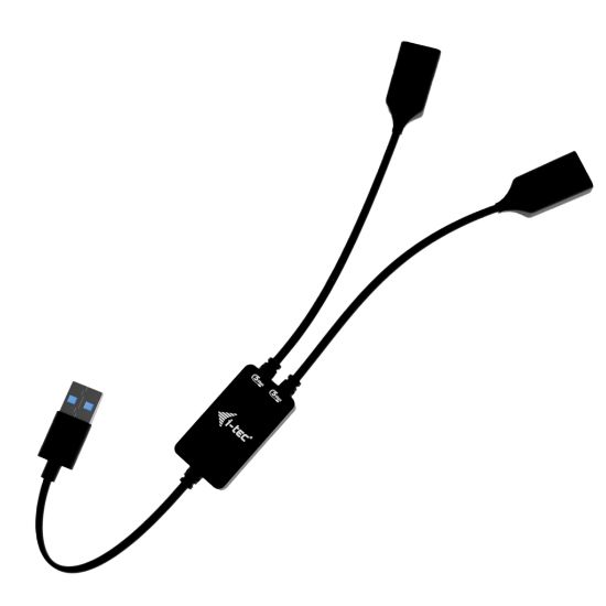 Image de i-tec USB-A Cable HUB 2 port (2x USB-A) (U3CBLHUB2A)