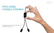 Image de i-tec USB-A Cable HUB 2 port (2x USB-A) (U3CBLHUB2A)
