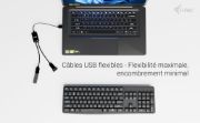Image de i-tec USB-A Cable HUB 2 port (2x USB-A) (U3CBLHUB2A)