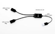 Image de i-tec USB-A Cable HUB 2 port (2x USB-A) (U3CBLHUB2A)