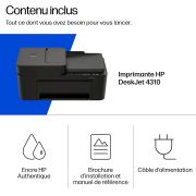 Image de HP DeskJet 4310 Sans fil All-in-One Couleur Imprimante, Instant Ink (A24HPB)