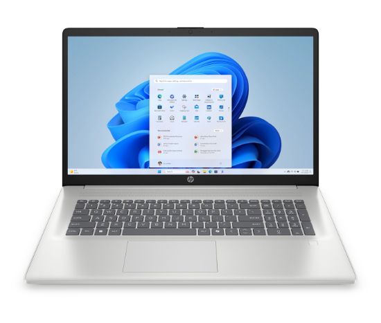 Image de HP 17-cp2027nb AMD Ryzen™ 5 7520U Ordinateur portable 43,9 cm (17.3") Full HD 16 Go LPDDR5-SDRAM 512 Go SSD Wi-Fi 6 (802.11ax) Windows 11 Home Argent (C9GT5EA#UUG)