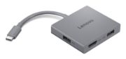 Image de Lenovo station d'accueil Avec fil USB 3.2 Gen 1 (3.1 Gen 1) Type-C Gris (GX91R64790)