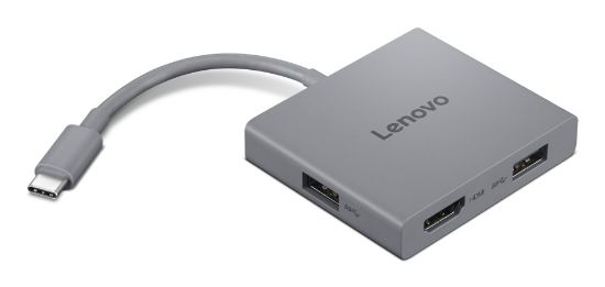 Image de Lenovo station d'accueil Avec fil USB 3.2 Gen 1 (3.1 Gen 1) Type-C Gris (GX91R64790)