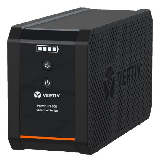 Image de Vertiv alimentation d'énergie non interruptible Interactivité de ligne 0,6 kVA 315 W 4 sortie(s) CA (PSA6E-600IT-SCH)