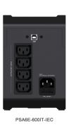 Image de Vertiv alimentation d'énergie non interruptible Interactivité de ligne 0,6 kVA 315 W 4 sortie(s) CA (PSA6E-600IT-IEC)