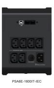 Image de Vertiv alimentation d'énergie non interruptible Interactivité de ligne 1,6 kVA 925 W 6 sortie(s) CA (PSA6E-1600IT-IEC)