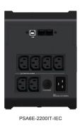 Image de Vertiv alimentation d'énergie non interruptible Interactivité de ligne 2,2 kVA 1225 W 6 sortie(s) CA (PSA6E-2200IT-IEC)