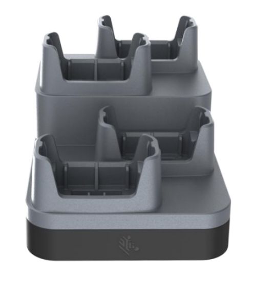Image de Zebra chargeur d'appareils mobiles Noir, Gris Secteur Intérieure (CRD-WS1X3-4SC-01)