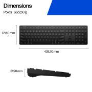 Image de HP Clavier hybride multi-appareil 490K (BD5F4AA#AC0)