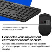Image de HP Ensemble clavier et souris hybride multi-appareils 490C (BE1P9AA#ABB)