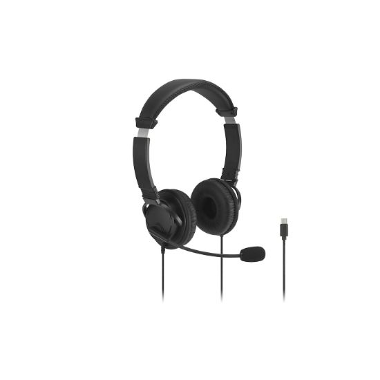Image de Kensington Micro-casque Classic EQ USB-C avec contrôle du volume (K97464WW)