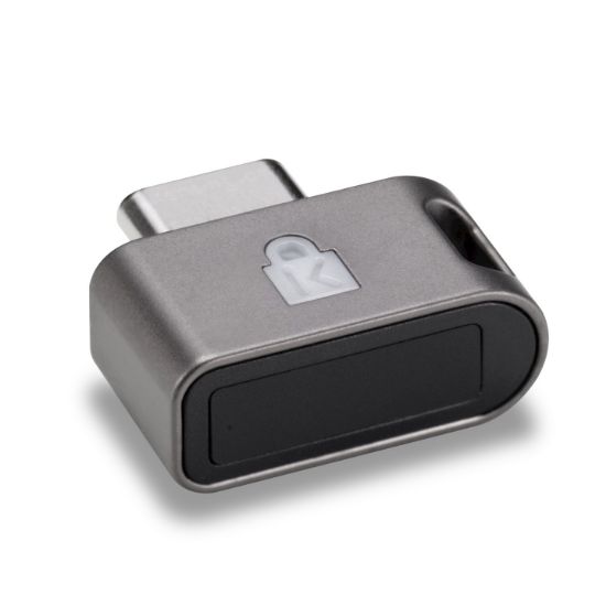 Image de Kensington Clé de sécurité à empreintes digitales VeriMark Guard USB-C - FIDO2, WebAuthn/CTAP2.1 et FIDO U2F (K65051WW)