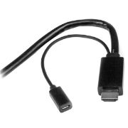 Image de StarTech.com Câble adaptateur HDMI, DisplayPort ou Mini DisplayPort vers HDMI de 2 m - Noir (DPMDPHD2HD)