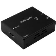 Image de StarTech.com Extendeur vidéo HDBaseT multi-entrées avec switch intégré - HDMI, VGA, DisplayPort via Cat5e ou Cat 6 - 4K (STDHVHDBT)
