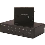 Image de StarTech.com Extendeur vidéo HDBaseT multi-entrées avec switch intégré - HDMI, VGA, DisplayPort via Cat5e ou Cat 6 - 4K (STDHVHDBT)
