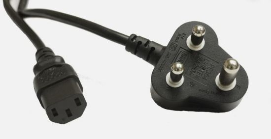 Image de HP E Câbles/cordon dalimentation pour serveur ProLiant C13 - SABS-164 ZA 250V 10Amp 2.5m Power Cord Cordon dalimentation - Noir (AF567A)
