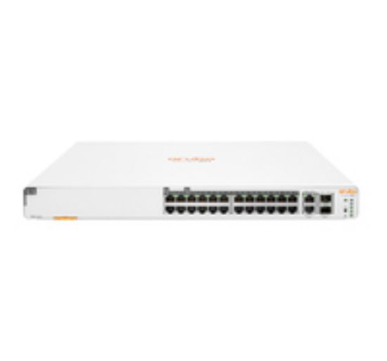 Image de HP E Aruba Networking Instant On 1960 24G 20p Class4 4p Class6 PoE 2XGT 2SFP+ 370W (x2) Switch - Blanc (FLEX-2-807)