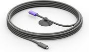 Image de Logitech USB C - USB C, USB 3.1 Gen 2, 5 m Câble USB - Graphite,Violet (952-000195)
