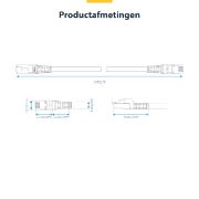 Image de StarTech.com Câble Ethernet CAT8 Bleu de 2m, RJ45 Snagless, 25G/40G, 2000MHz, 100W PoE++, S/FTP, Fil de Cuivre Pur 26AWG, LSZH, Cordon de Raccordement Réseau Blindé av ... (NLBL-2M-CAT8-PATCH)
