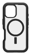 Image de OtterBox Defender Series XT Clear pour MagSafe pour Apple iPhone 16, Dark Side - Noir,Transparent (77-96056)