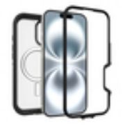 Image de OtterBox Defender Series XT Clear pour MagSafe pour Apple iPhone 16, Dark Side - Noir,Transparent (77-96056)