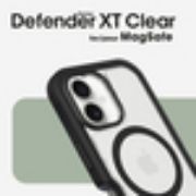 Image de OtterBox Defender Series XT Clear pour MagSafe pour Apple iPhone 16, Dark Side - Noir,Transparent (77-96056)